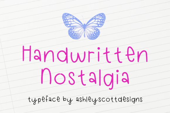 Download Handwritten Nostalgia - Premium Resources
